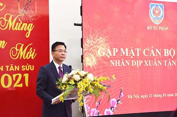 Bộ Tư pháp gặp mặt cán bộ hưu trí nhân dịp Xuân Tân Sửu 2021