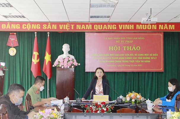 Lâm Đồng: Hội thảo về những nội dung mới của Luật sửa đổi, bổ sung một số điều của Luật XLVPHC