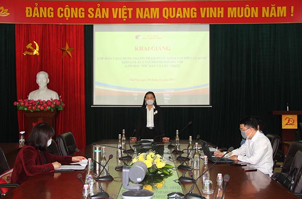 Khai giảng Lớp đào tạo chung nguồn Thẩm phán, Kiểm sát viên, Luật sư khóa 5 lần 2 tại Hà Nội