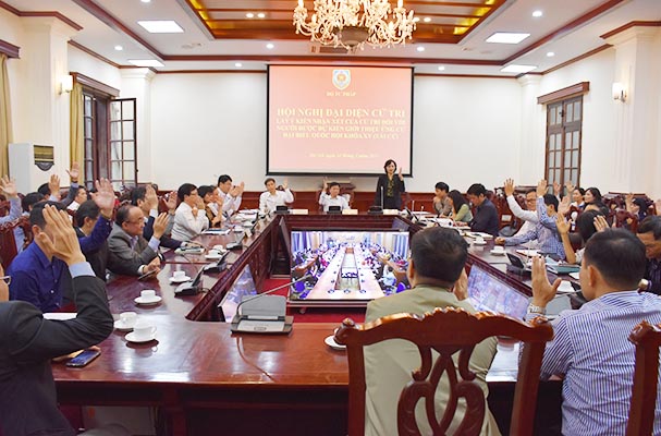 Hội nghị giới thiệu Bộ trưởng Lê Thành Long ứng cử Đại biểu Quốc hội khóa XV (tái cử)