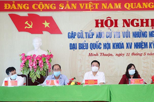 Bộ trưởng Lê Thành Long: mong cử tri tiếp tục giám sát để hoàn thành nhiệm vụ người đại biểu nhân dân