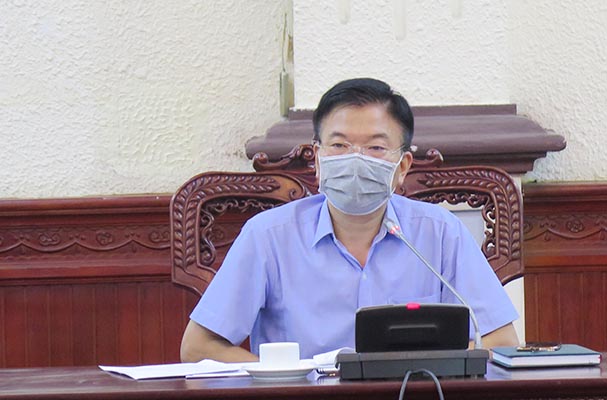 Bộ trưởng Lê Thành Long làm việc với các đơn vị về thực hiện nhiệm vụ phòng, chống tham nhũng