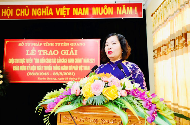 STP Tuyên Quang tổ chức Lễ Trao giải cuộc thi trực tuyến “Tìm hiểu về công tác cải cách hành chính”
