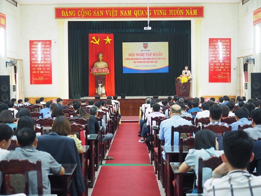 Nam Định: Tập huấn nghiệp vụ về công tác tiếp cận pháp luật