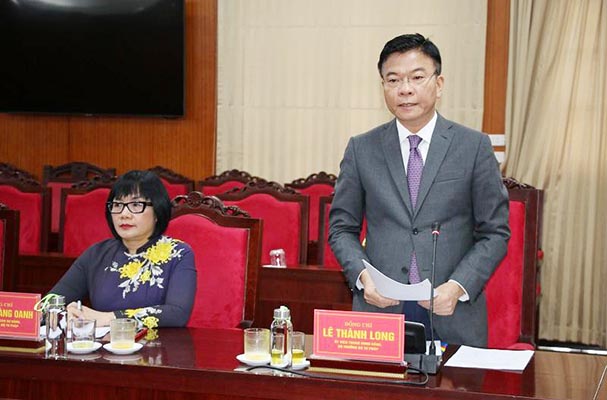 Bộ trưởng Lê Thành Long làm việc với Ban Thường vụ Tỉnh ủy Sơn La