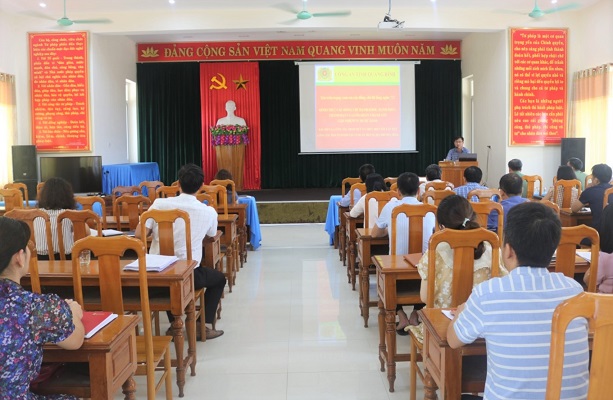 Quảng Bình: Sở Tư pháp tổ chức tập huấn nghiệp vụ công tác bảo vệ bí mật nhà nước năm 2022