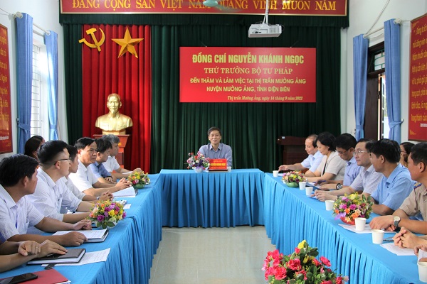 Thứ trưởng Nguyễn Khánh Ngọc làm việc tại Điện Biên: Cần triển khai quyết liệt Đề án 06