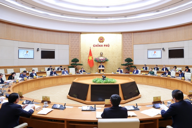 Thủ tướng chủ trì phiên họp Chính phủ chuyên đề xây dựng pháp luật tháng 2