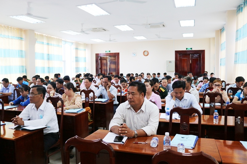 Long An: Tập huấn tăng cường khả năng tiếp cận pháp luật trong xây dựng nông thôn mới tại huyện Mộc Hóa
