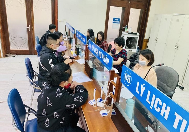 Hà Nội: Giảm tải tình trạng ùn tắc trong tiếp nhận hồ sơ cấp Phiếu LLTP