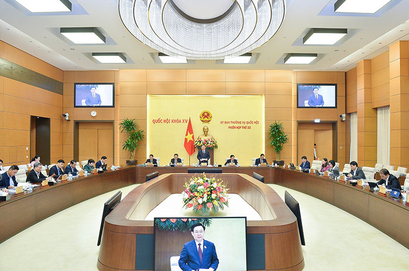Bộ trưởng Lê Thành Long tham dự khai mạc Phiên họp thứ 22 của Ủy ban Thường vụ Quốc hội