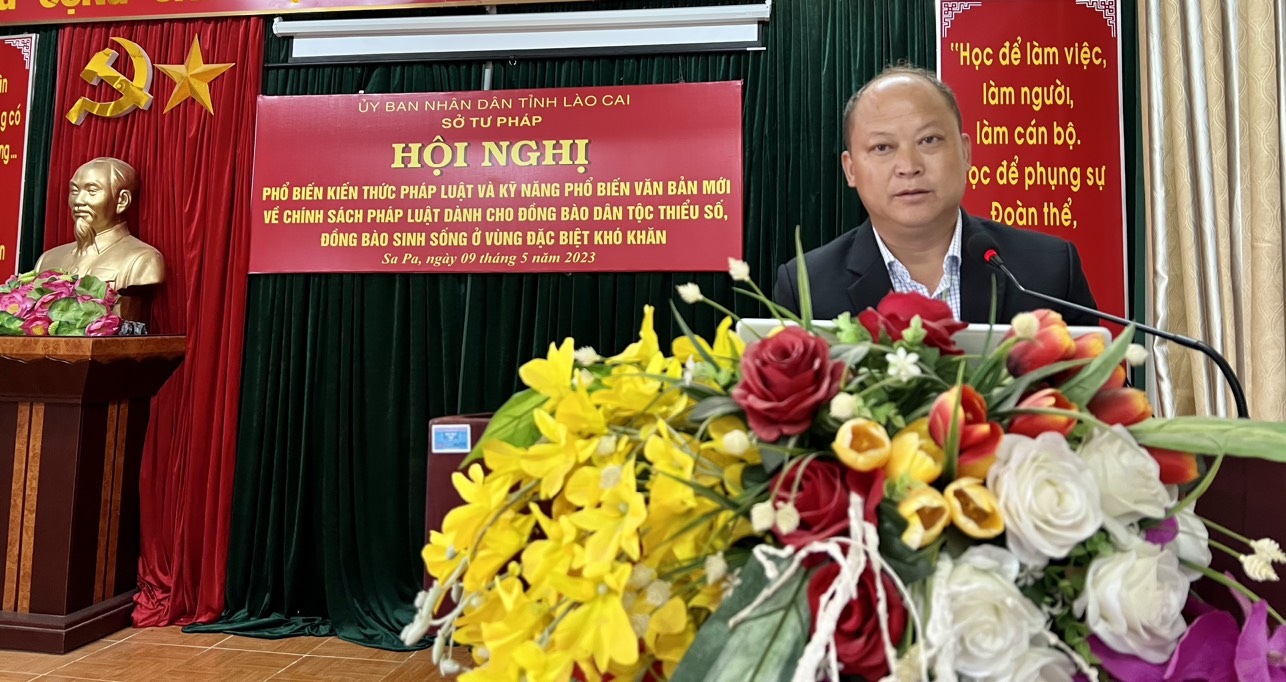 Lào Cai: Phổ biến pháp luật cho đồng bào vùng đặc biệt khó khăn tại Sa Pa