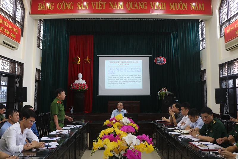Nam Định: Tổ chức Hội nghị tập huấn nghiệp vụ theo dõi thi hành pháp luật