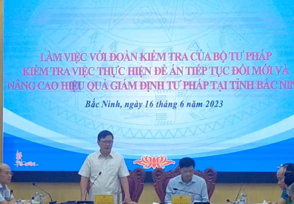 Đoàn kiểm tra liên ngành Đề án 250 làm việc tại Bắc Ninh