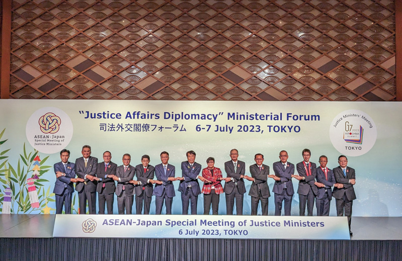 Hội nghị đặc biệt Bộ trưởng Tư pháp ASEAN-Nhật Bản: Khởi đầu cho sáng kiến ngoại giao Tư pháp của Nhật Bản