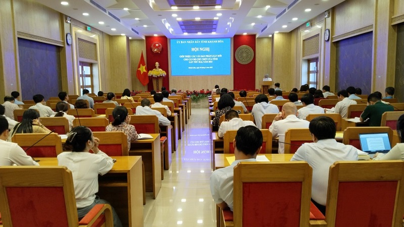 Khánh Hòa: Tổ chức thành công hội nghị giới thiệu văn bản pháp luật mới lần thứ 2 – 2023