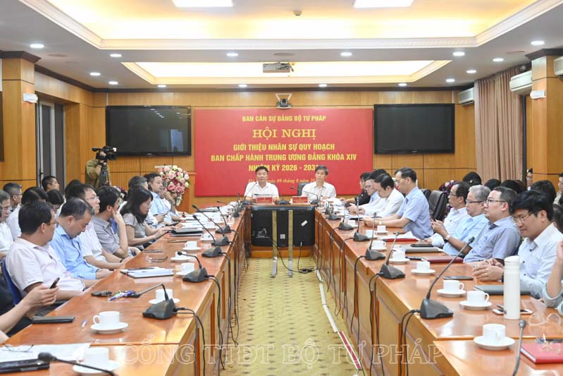 Bộ Tư pháp giới thiệu nhân sự quy hoạch Ban Chấp hành Trung ương Đảng khóa XIV nhiệm kỳ 2026-2031