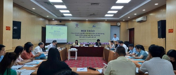 Hội thảo chia sẻ kinh nghiệm của Nhật Bản về xây dựng, hoàn thiện pháp luật dân sự