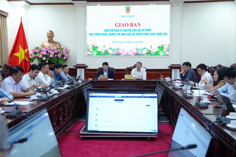 Chú trọng xây dựng, hoàn thiện Cổng Pháp luật quốc gia phiên bản mới