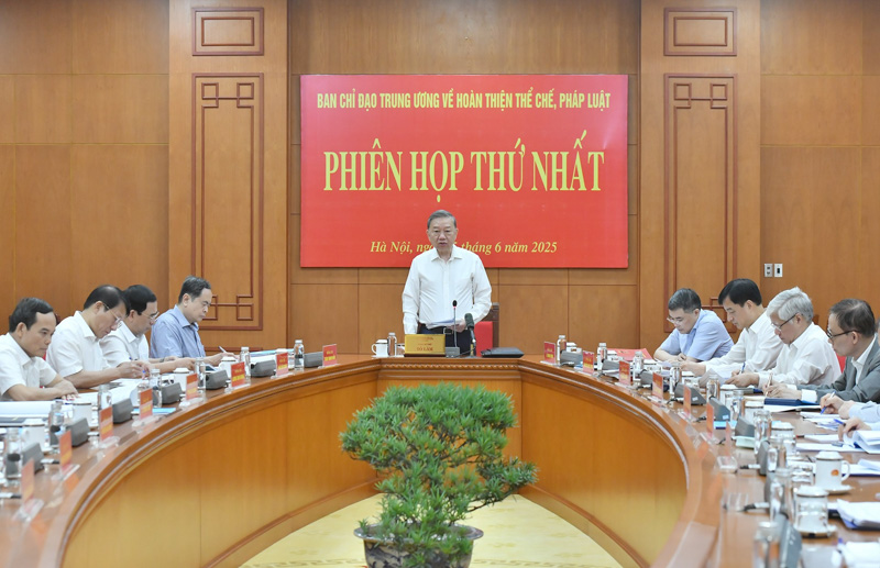 ​Tổng Bí thư ký quy định nhiệm vụ của Ban Chỉ đạo Trung ương về hoàn thiện thể chế, pháp luật