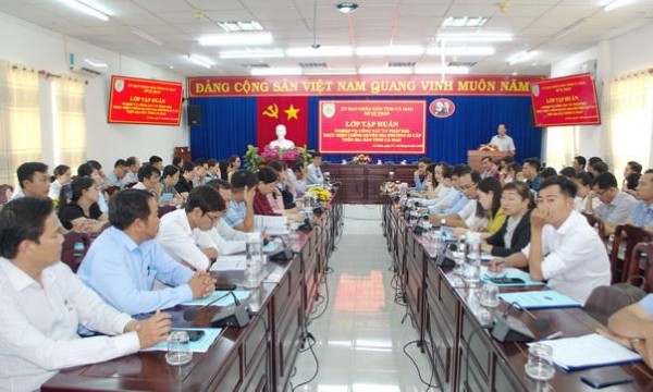 Cà Mau tập huấn nghiệp vụ công tác Tư pháp với gần 250 đại biểu cấp xã