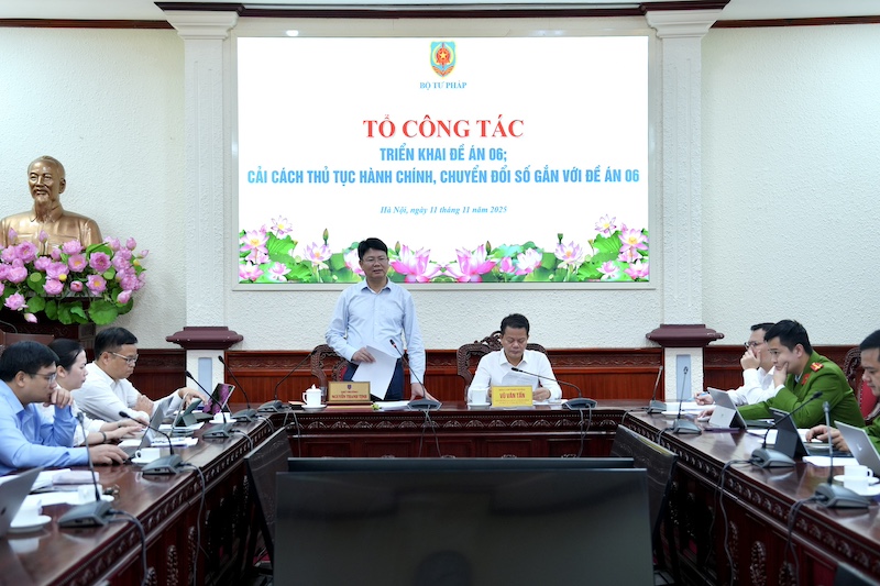 Cần tập trung đầu tư xây dựng các cơ sở dữ liệu trọng yếu của ngành Tư pháp