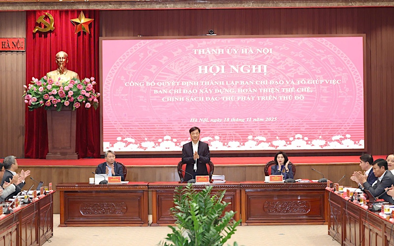 Hà Nội lập Ban Chỉ đạo về hoàn thiện thể chế, chính sách đặc thù phát triển Thủ đô