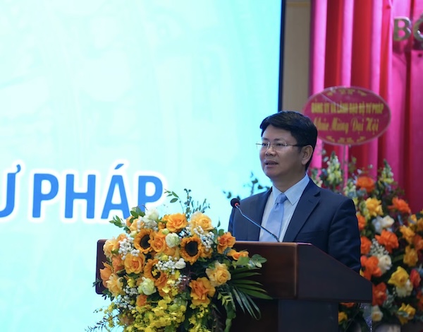 Thứ trưởng Nguyễn Thanh Tịnh dự, chỉ đạo ĐH đại biểu Đoàn TNCS Hồ Chí Minh Bộ Tư pháp nhiệm kỳ 2025-2030