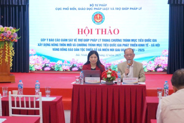 Hoàn thiện Báo cáo giám sát việc thực hiện nội dung TGPL trong các Chương trình mục tiêu quốc gia