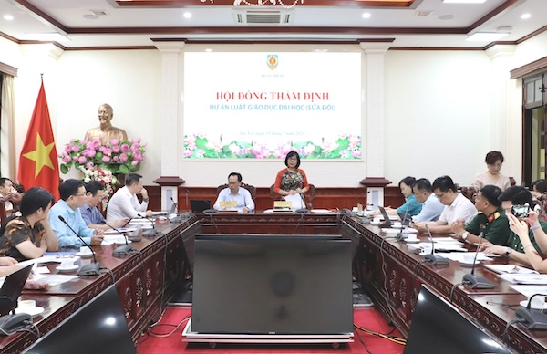 Thẩm định dự án Luật Giáo dục đại học (sửa đổi)