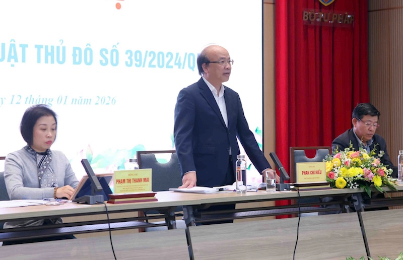 Xây dựng Luật Thủ đô (sửa đổi) đáp ứng yêu cầu về tiến độ, với chất lượng cao nhất