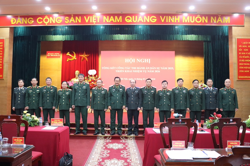 Năm 2025, Thi hành án trong Quân đội giải quyết nhiều vụ việc phức tạp