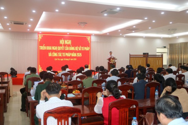 Tư pháp Cần Thơ góp phần ổn định môi trường pháp lý, phát triển kinh tế - xã hội địa phương