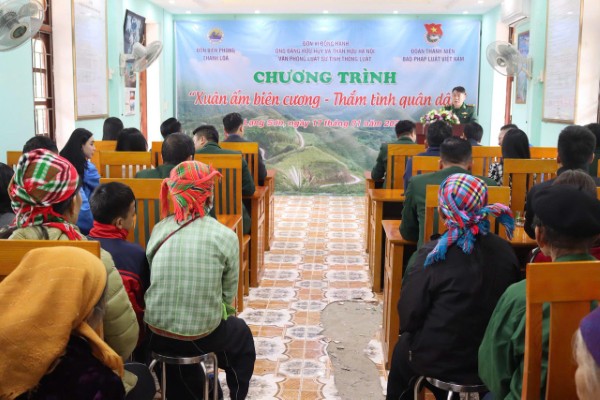 “Xuân ấm biên cương - Thắm tình quân dân”: Lan tỏa khát vọng cống hiến của tuổi trẻ Báo Pháp luật Việt Nam