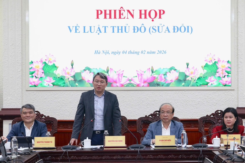 Xây dựng Luật Thủ đô (sửa đổi) đảm bảo tiến độ và chất lượng