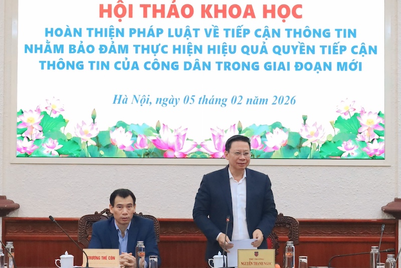 Bảo đảm quyền tiếp cận thông tin của công dân trong giai đoạn mới