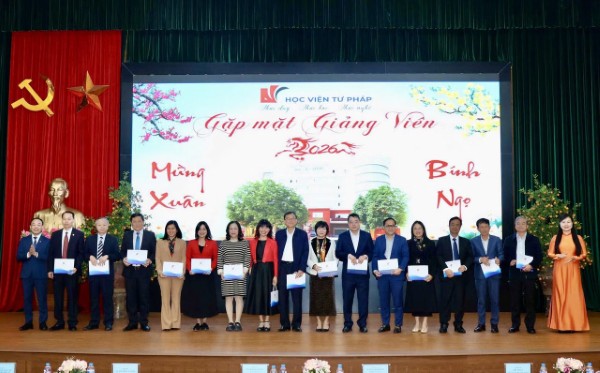 Học viện Tư pháp gặp mặt giảng viên nhân dịp Xuân Bính Ngọ 2026