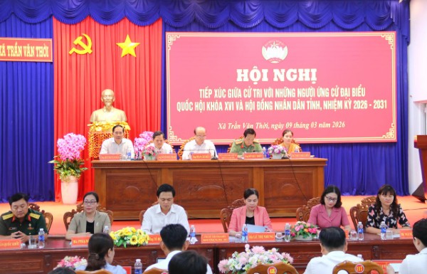 Ứng cử viên đại biểu Quốc hội khóa XVI cam kết gần dân, lắng nghe cử tri Cà Mau