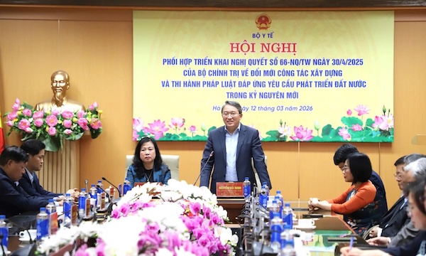 Bộ Y tế và Bộ Tư pháp tăng cường phối hợp triển khai Nghị quyết 66-NQ/TW