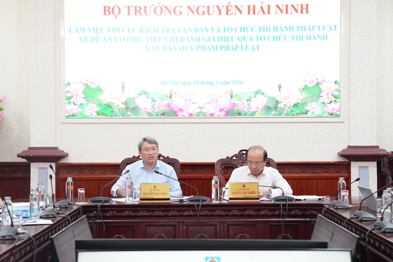 Dự kiến thí điểm đánh giá hiệu quả tổ chức thi hành văn bản quy phạm pháp luật từ năm 2026- 2028