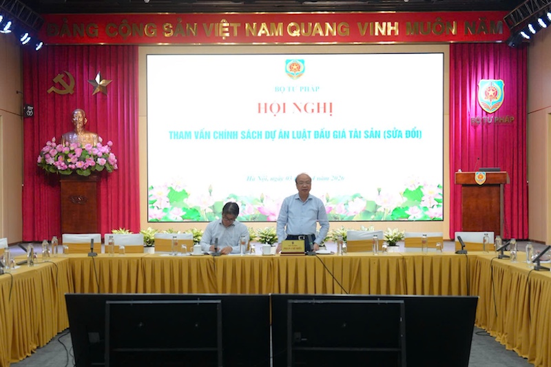 Tham vấn chính sách dự án Luật Đấu giá tài sản (sửa đổi)