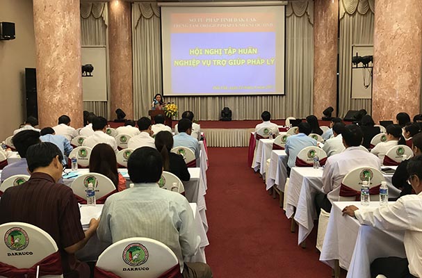 Đắk Lắk: Tập huấn nghiệp vụ cho người thực hiện trợ giúp pháp lý trên địa bàn tỉnh