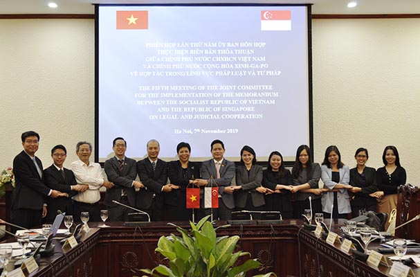Hợp tác pháp luật, tư pháp Việt Nam - Singapore ngày càng thực chất, hiệu quả